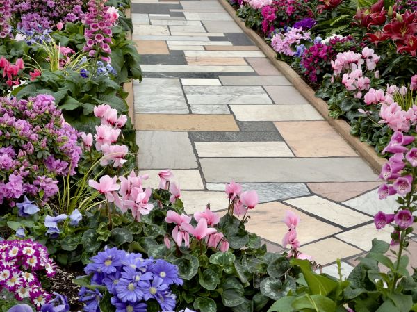 Garden Path Installation in Peyton