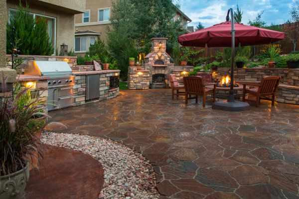 Stone Patio Construction in Peyton
